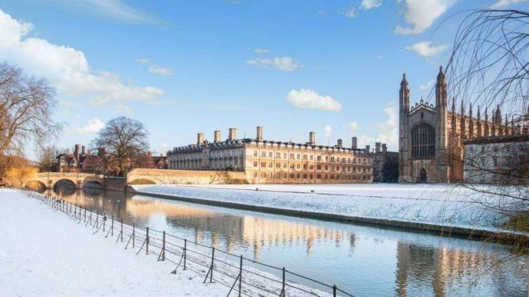 Снег в Кембридже