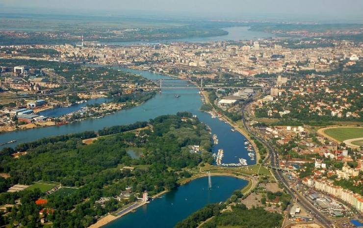Белград вид сверху 