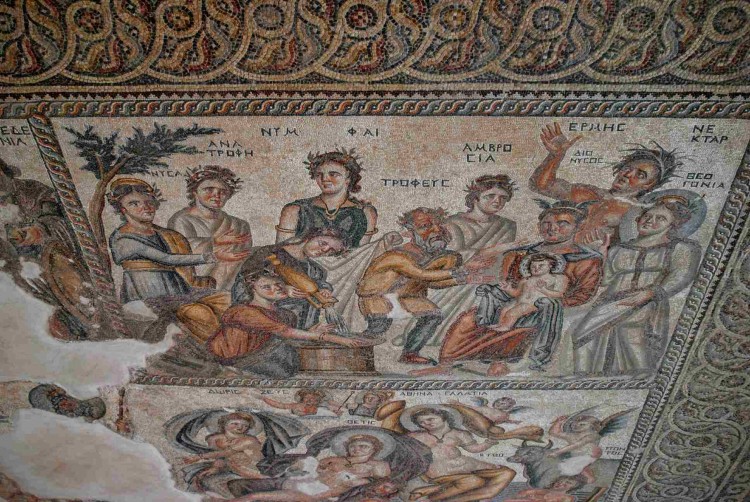 Мозаика в доме Диониса