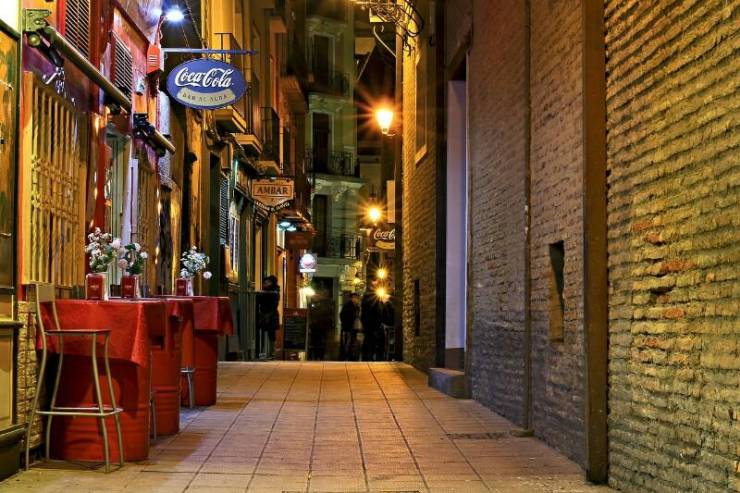 Ночь на улицах Сарагосы