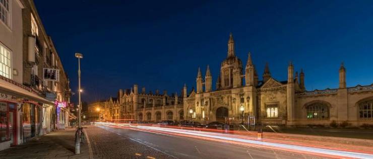 Кембридж ночью