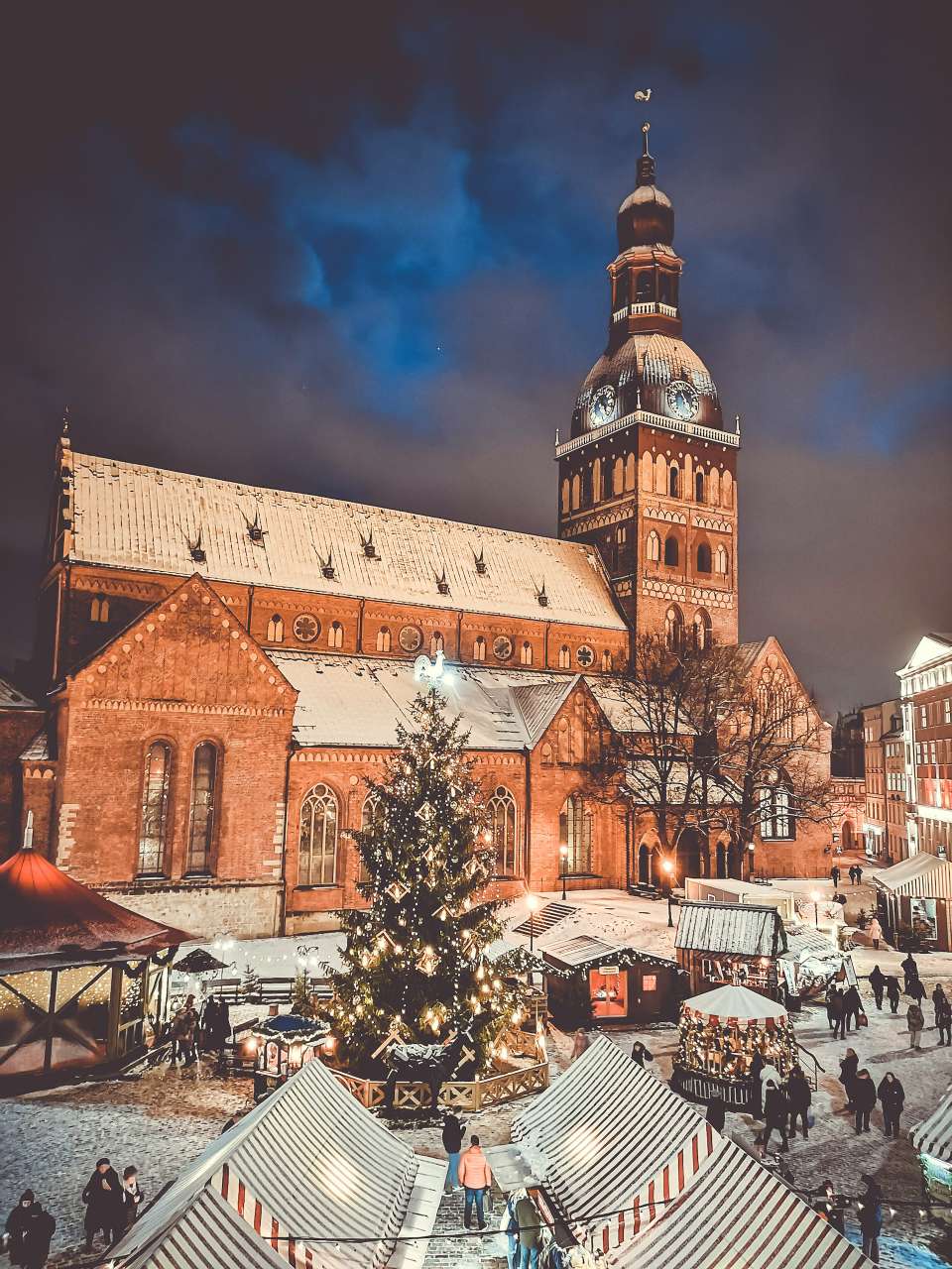 Латвия. Рига зимой
