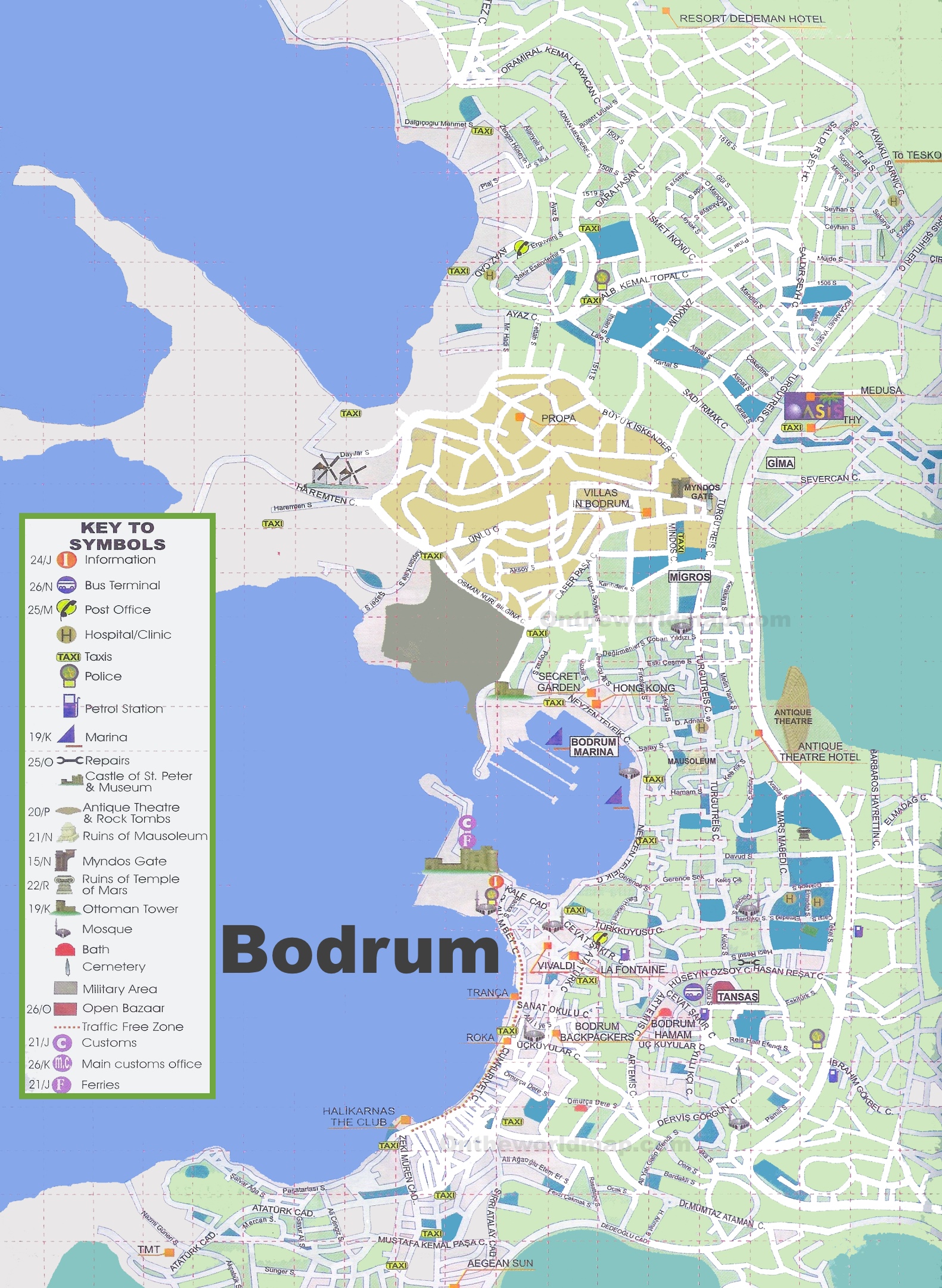 Бодрум (Турция) - все о городе, достопримечательности и ...