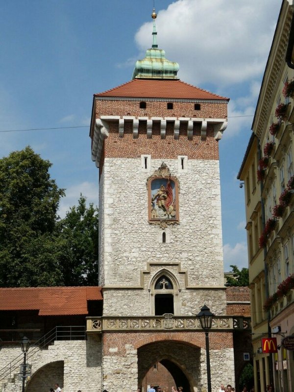 Флорианские ворота в Кракове