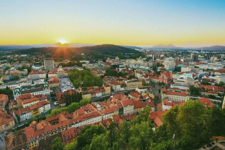 Панорама Любляны