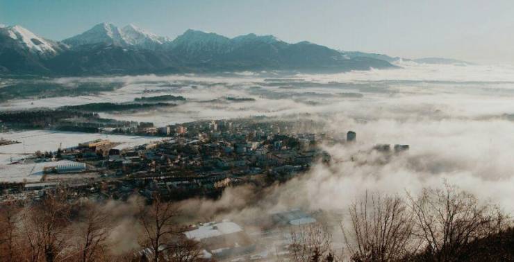 Туман над городом Крань