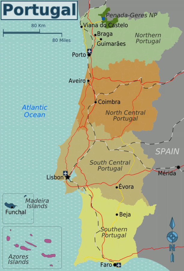 Регионы Португалии
