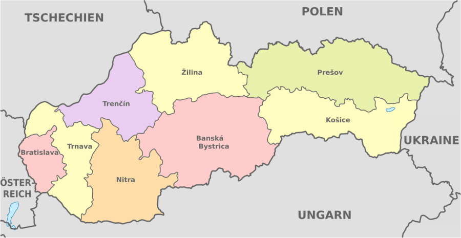 Административное деление Словакии