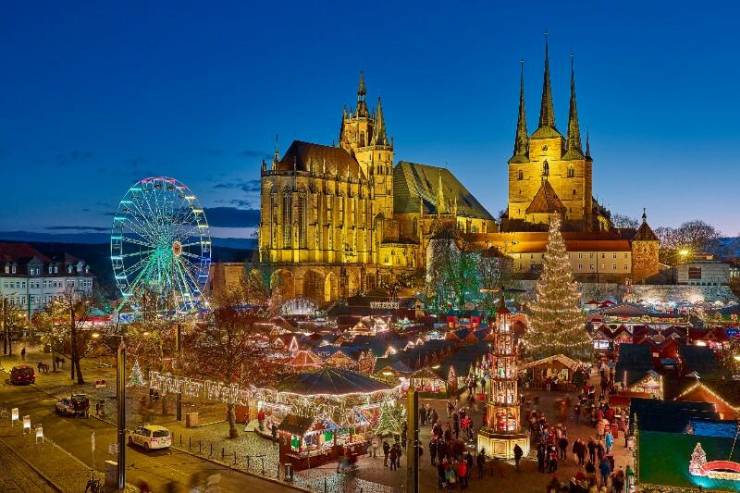 Рождественский рынок в Эрфурте