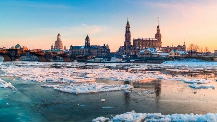 Зима в Дрездене