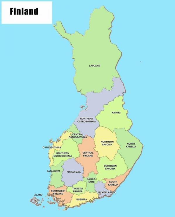 map finland