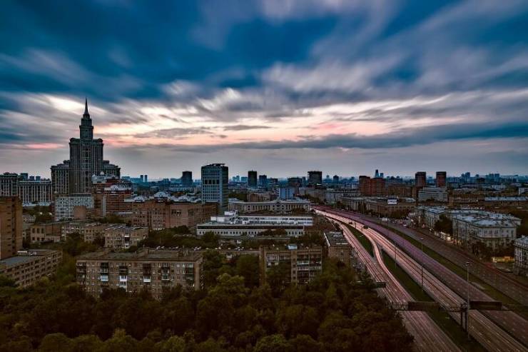 Современная панорама Москвы