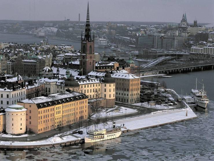 Зимний Стокгольма