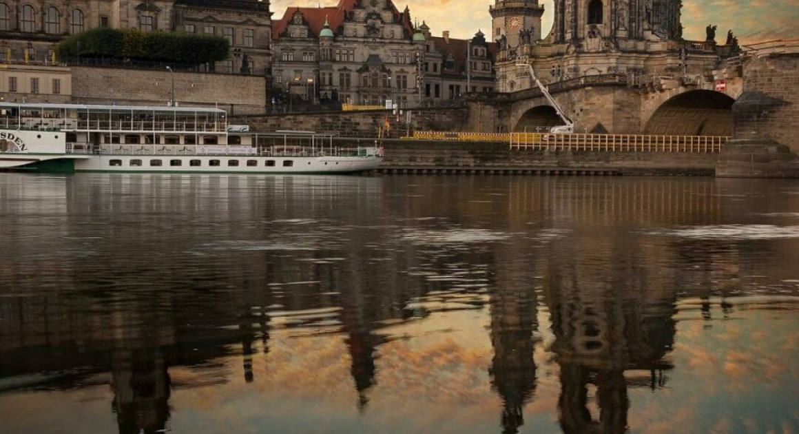 Дрезден. Эльба. Фото - @magictiron