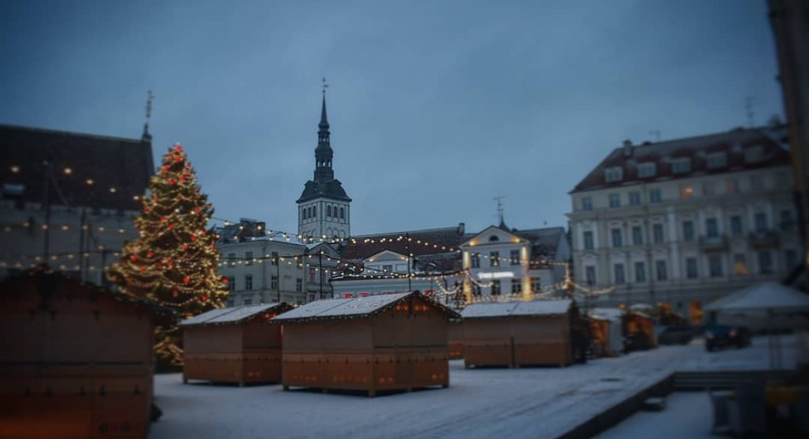 Рождественский рынок в Таллине. Фото @the_danimal7
