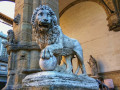 Флорентийский лев на площади Синьории