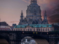 Вид на Дрезден с берега Эльбы. Фото - @magictiron 