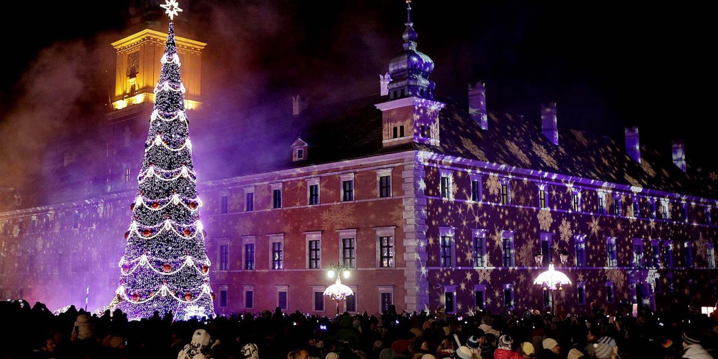 Рождественские фото из разных городов Европы - Варшава.