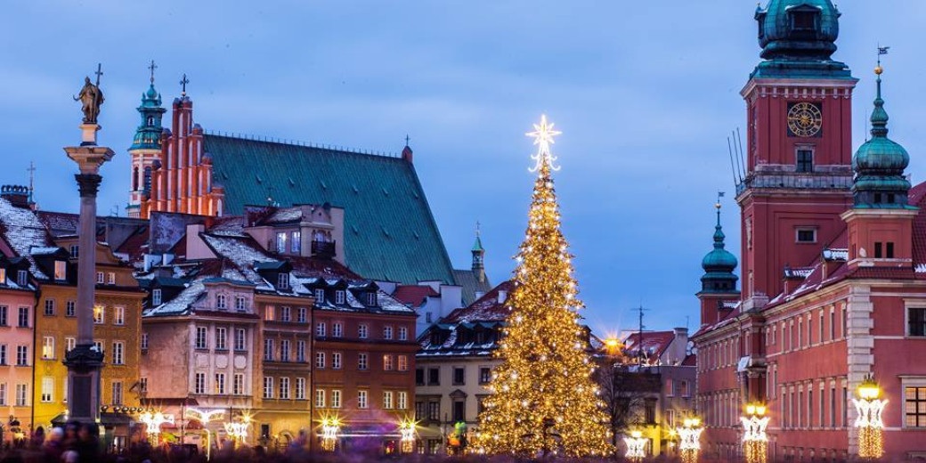 Рождественские фото из разных городов Европы - Варшава