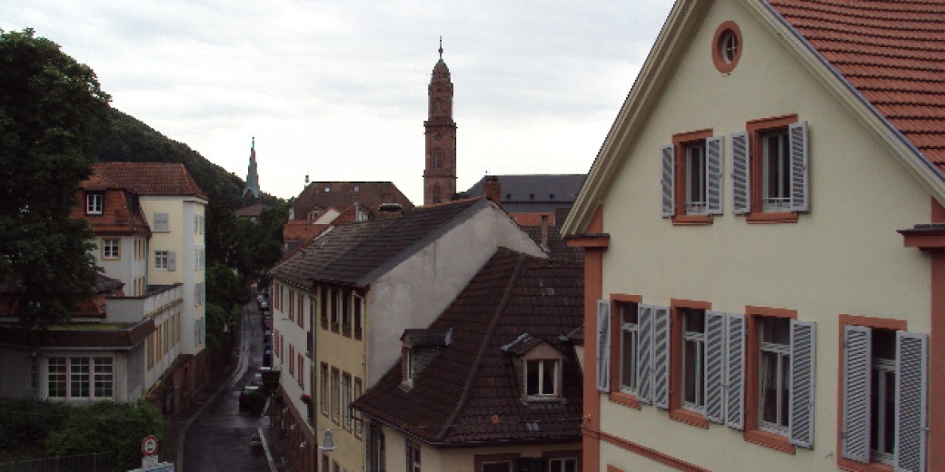 Гейдельберг, панорамное фото 