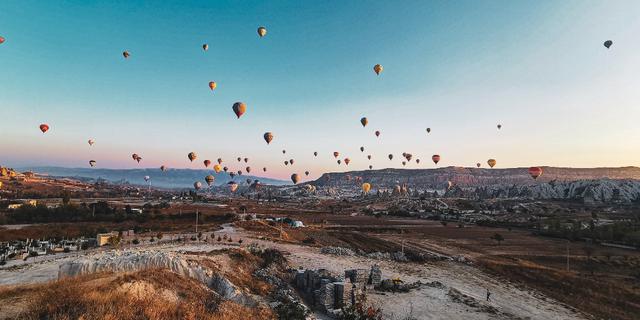 Где смотреть воздушные шары в Каппадокии