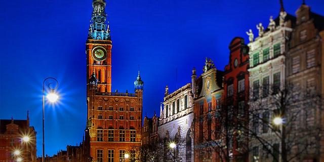 Город Ратуша в Гданьске