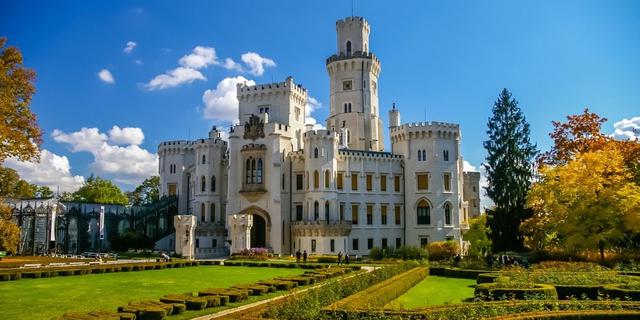 Город Замок Глубока-над-Влтавой