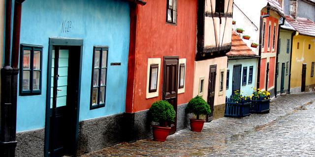 Город Злата Улочка в Праге