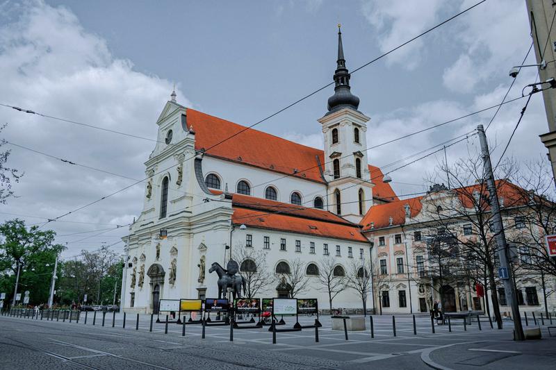 Брно. Костёл святого Томаса