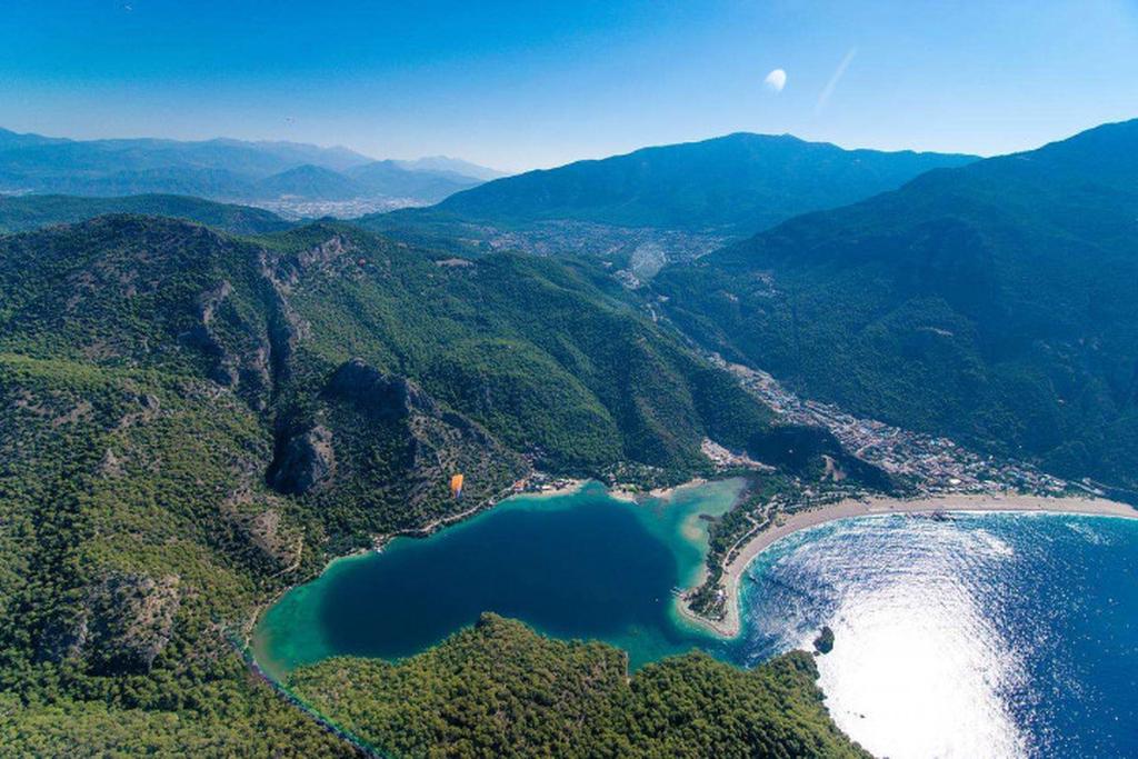 Панорама Голубой лагуны. Олюдениз