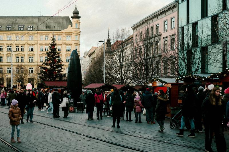 Орлой на площади Свободы в Брно