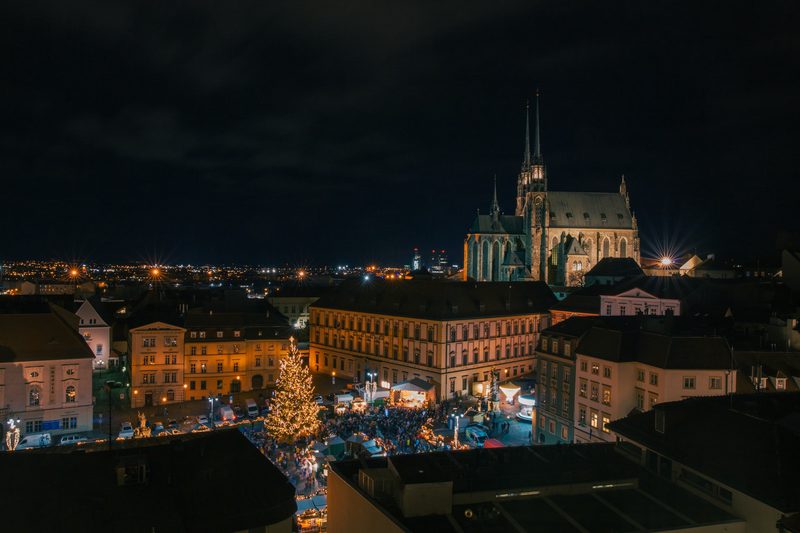 Рождественский рынок в Брно