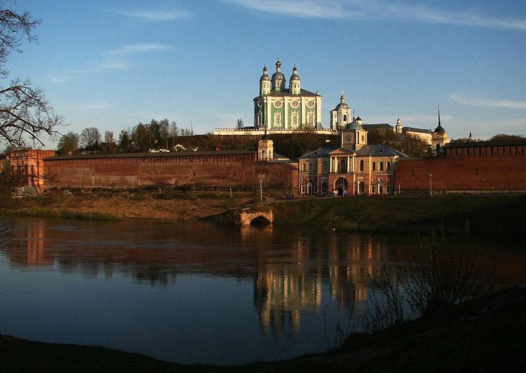 Вид на Смоленск с берега Днепра