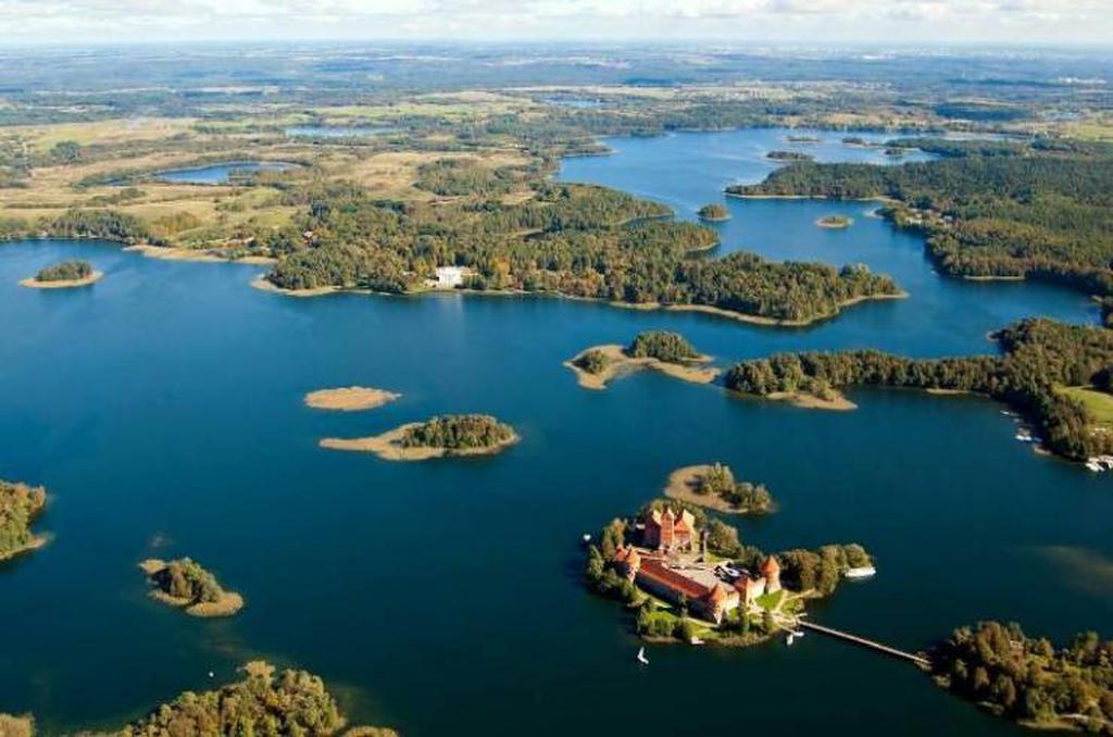 Панорама Тракайского замка