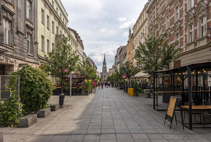 Улица Мариацка в Катовице