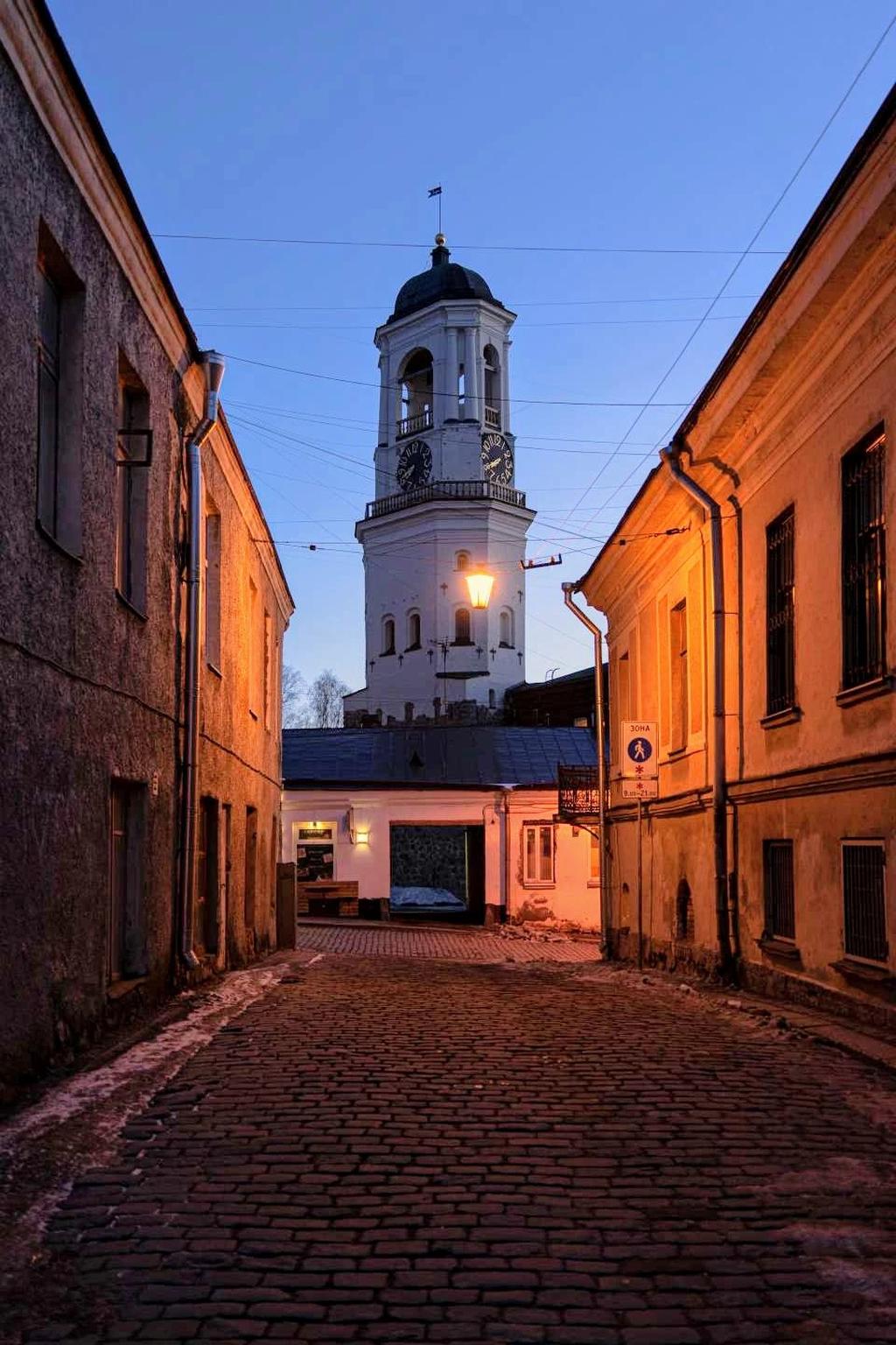 Часовая башня в Выборге