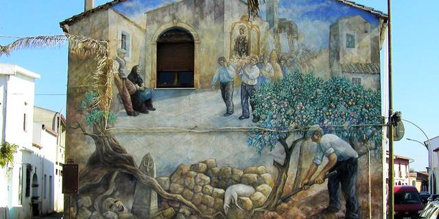 Экскурсия: Мурализм Сан Сперате и сад поющих камней