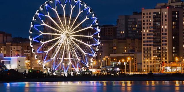 Экскурсия: Вечерняя поездка по сверкающей Казани + колесо обозрения «Ривьера»
