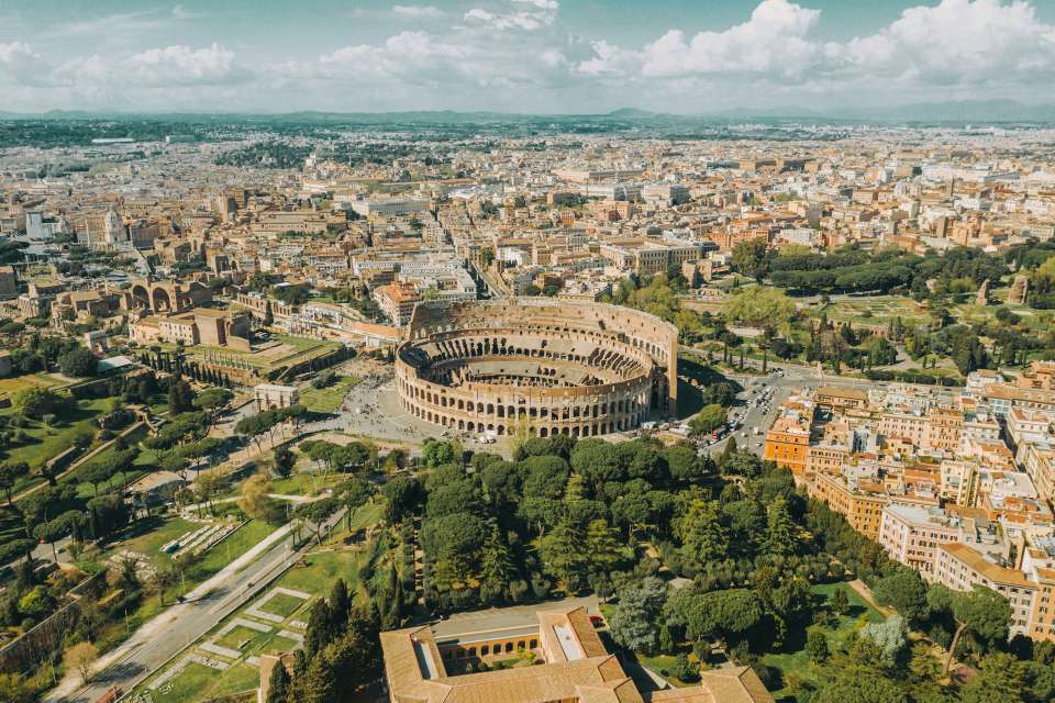 Панорама исторического центра Рима