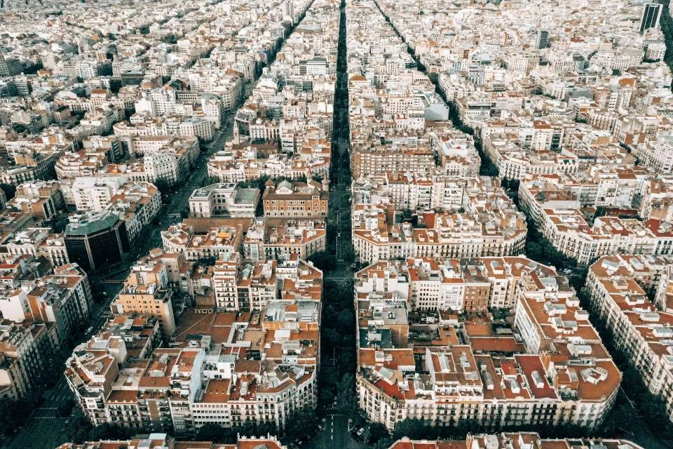Знаменитая городская планировка Барселоны